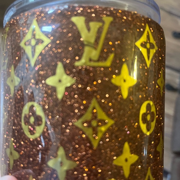 Brown glitter tumbler - Picture 1 of 5